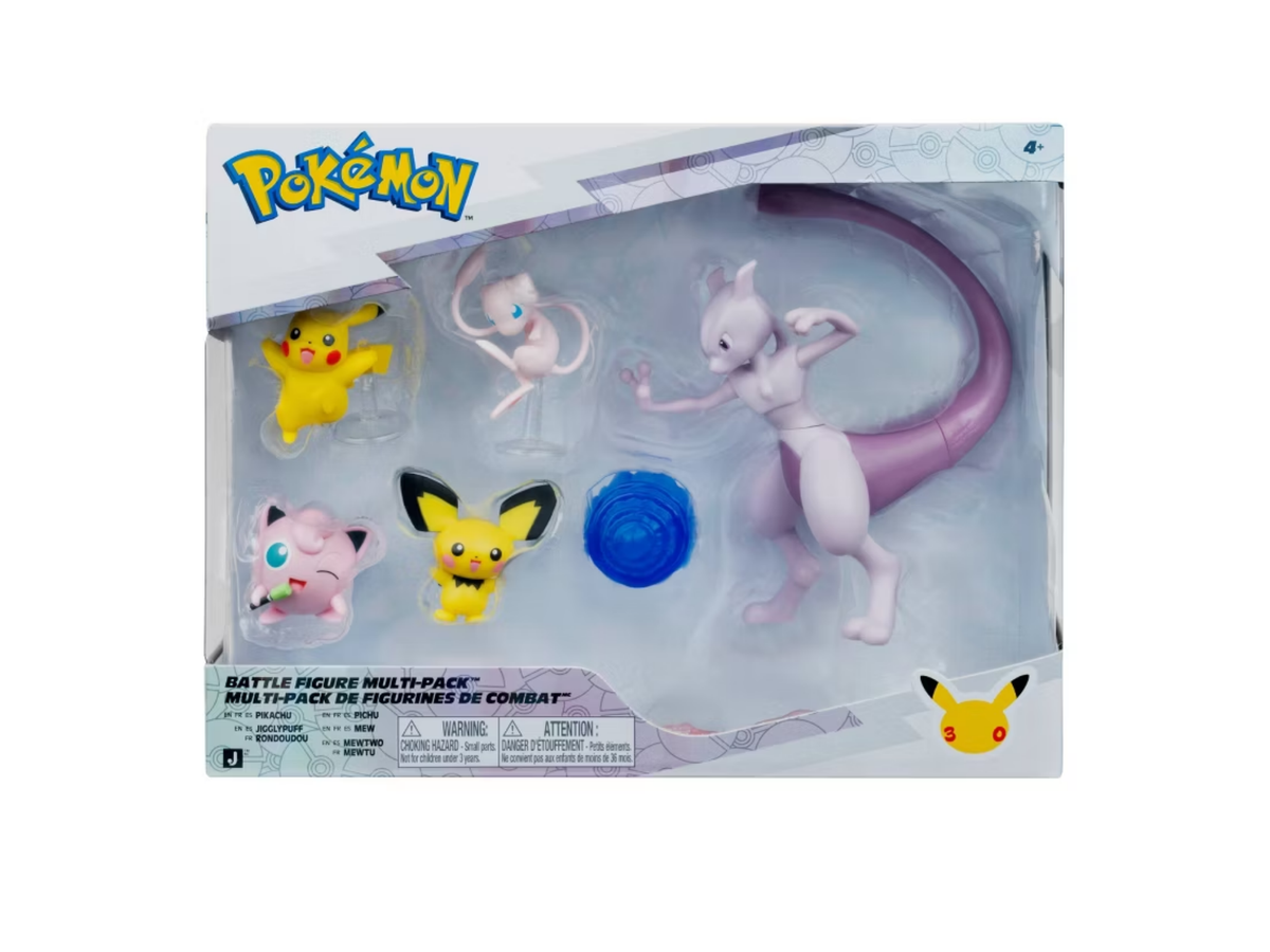 Pokémon Battle Figures 30th Anniversary Multipack – 5-Pack