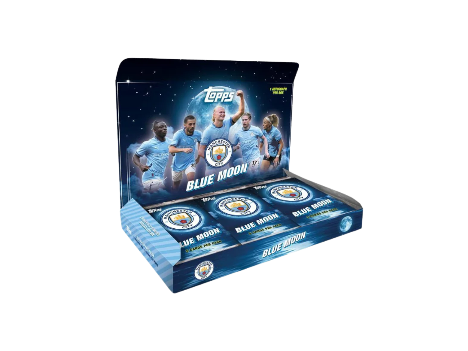 Topps - Manchester City Blue Moon Soccer Hobby Box 2024/25