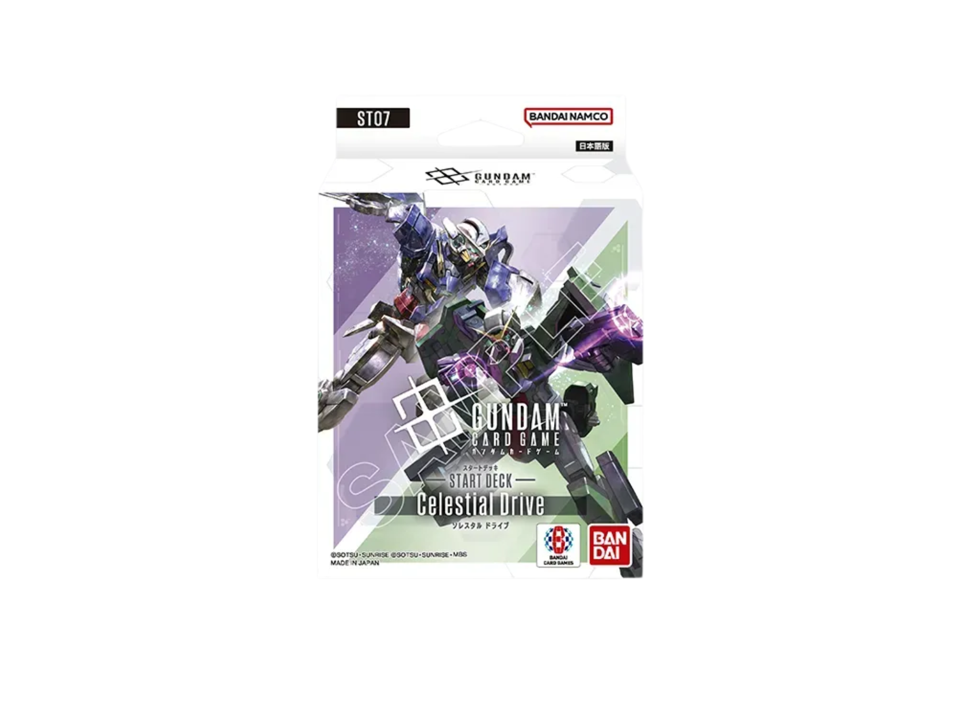 Gundam Card Game Starter Deck ST07 Celestial Drive