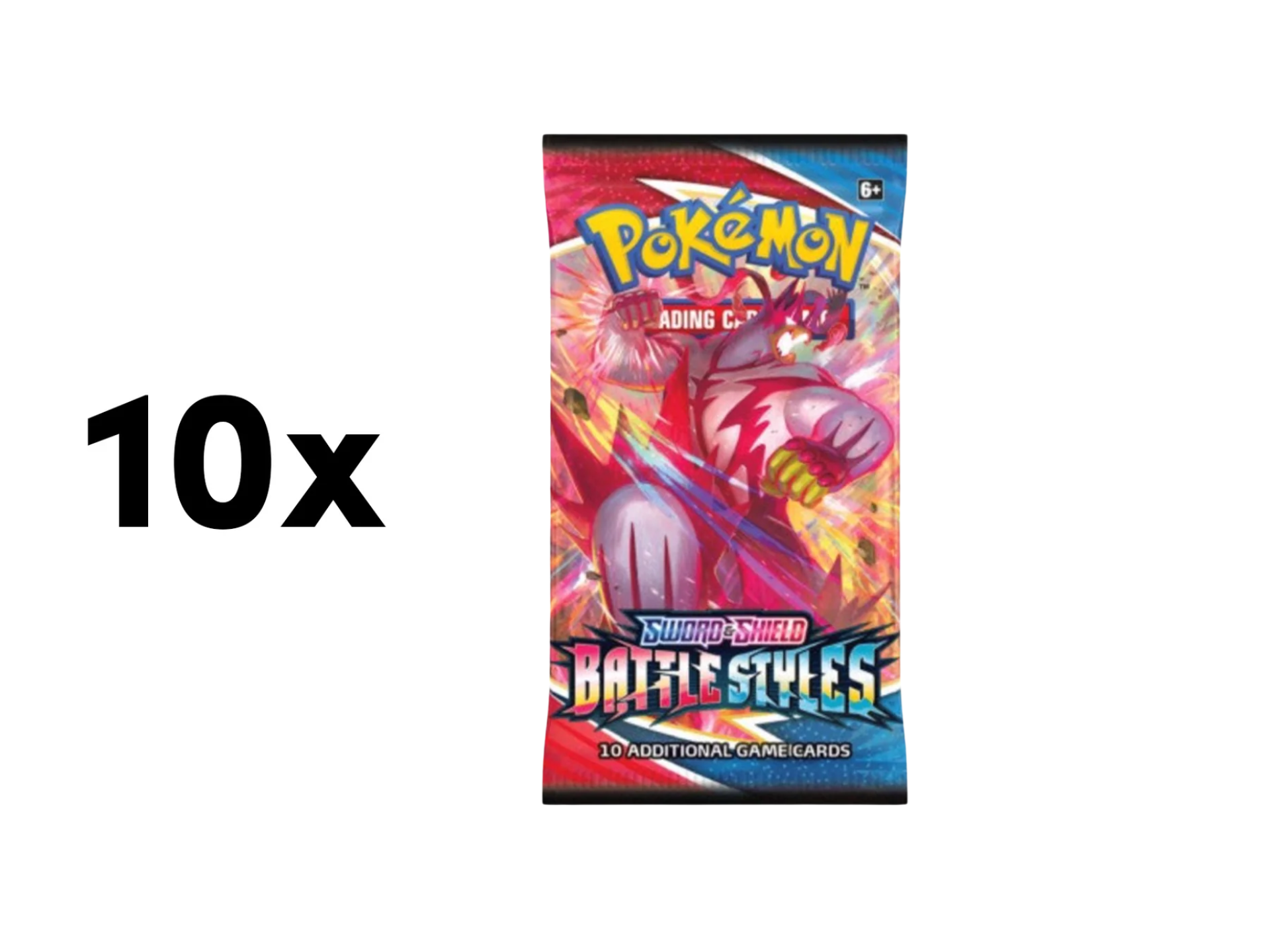 Pokemon Battle Styles 10-Pack Bundle - Rip & Ship