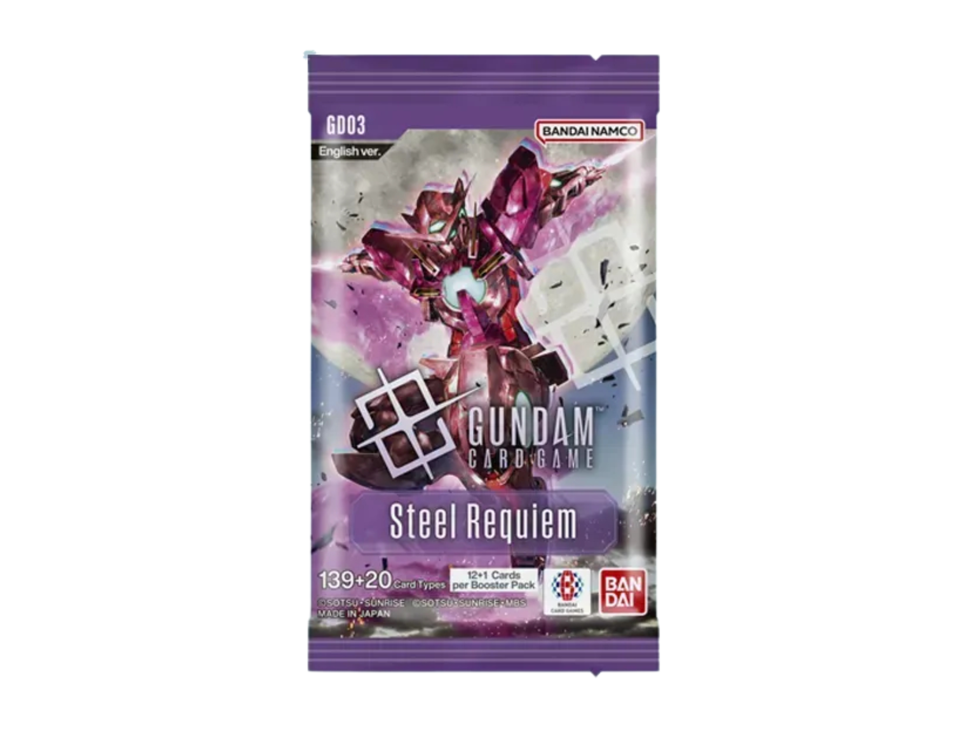 Gundam Card Game Steel Requiem GD03 Booster