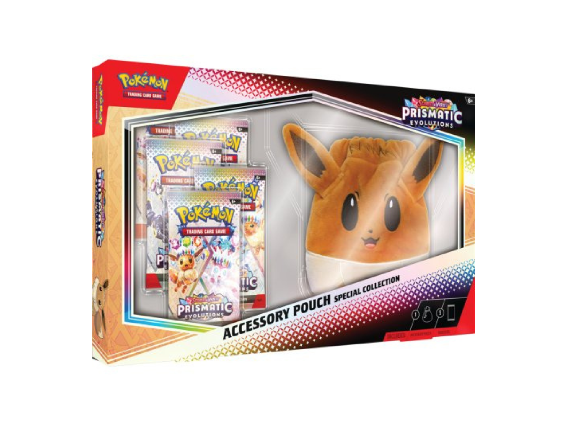 Pokemon Prismatic Evolutions Accessory Pouch Special Collection