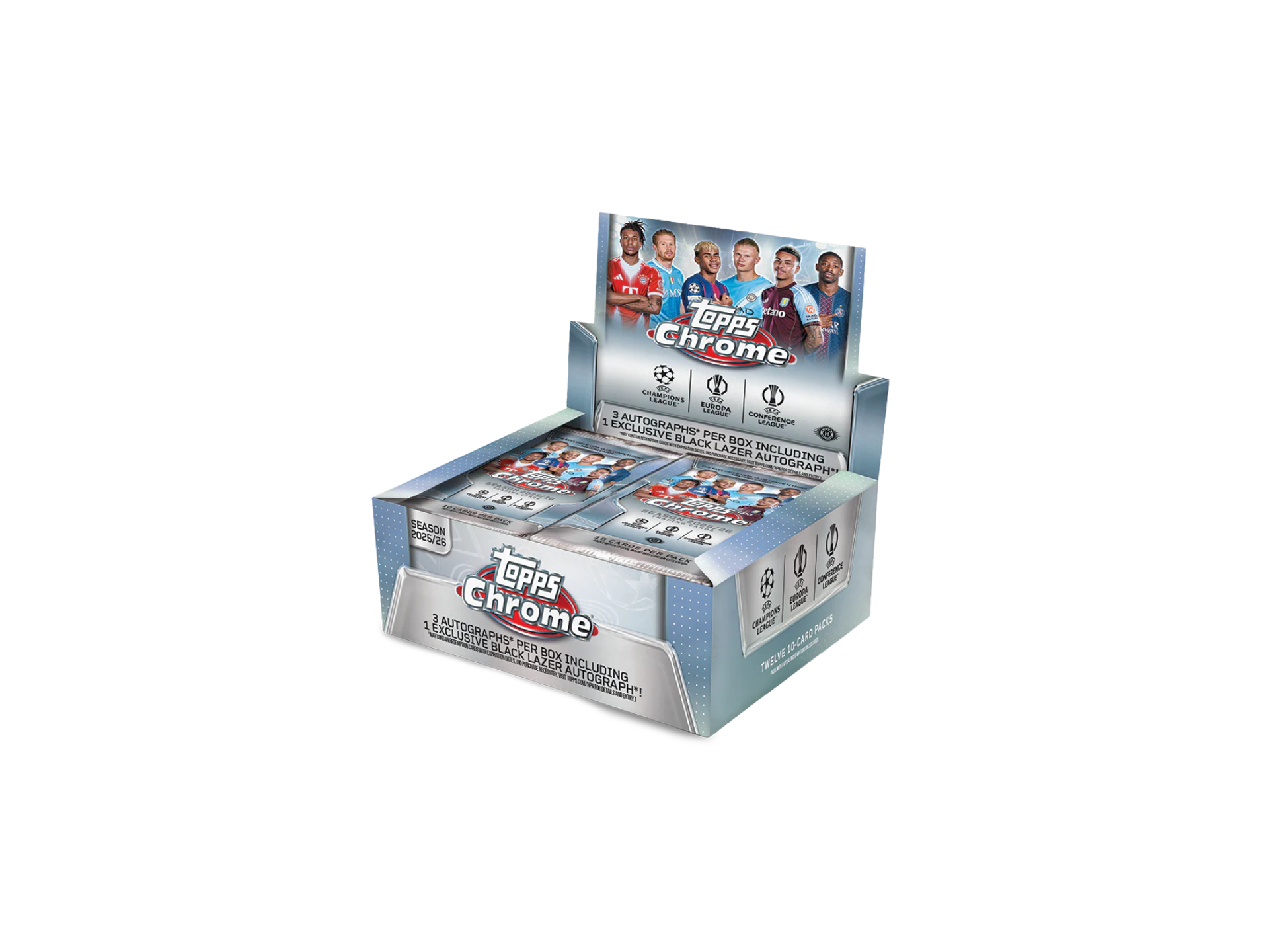 Topps - Chrome UEFA Club Competitions Jumbo Box 2025/26