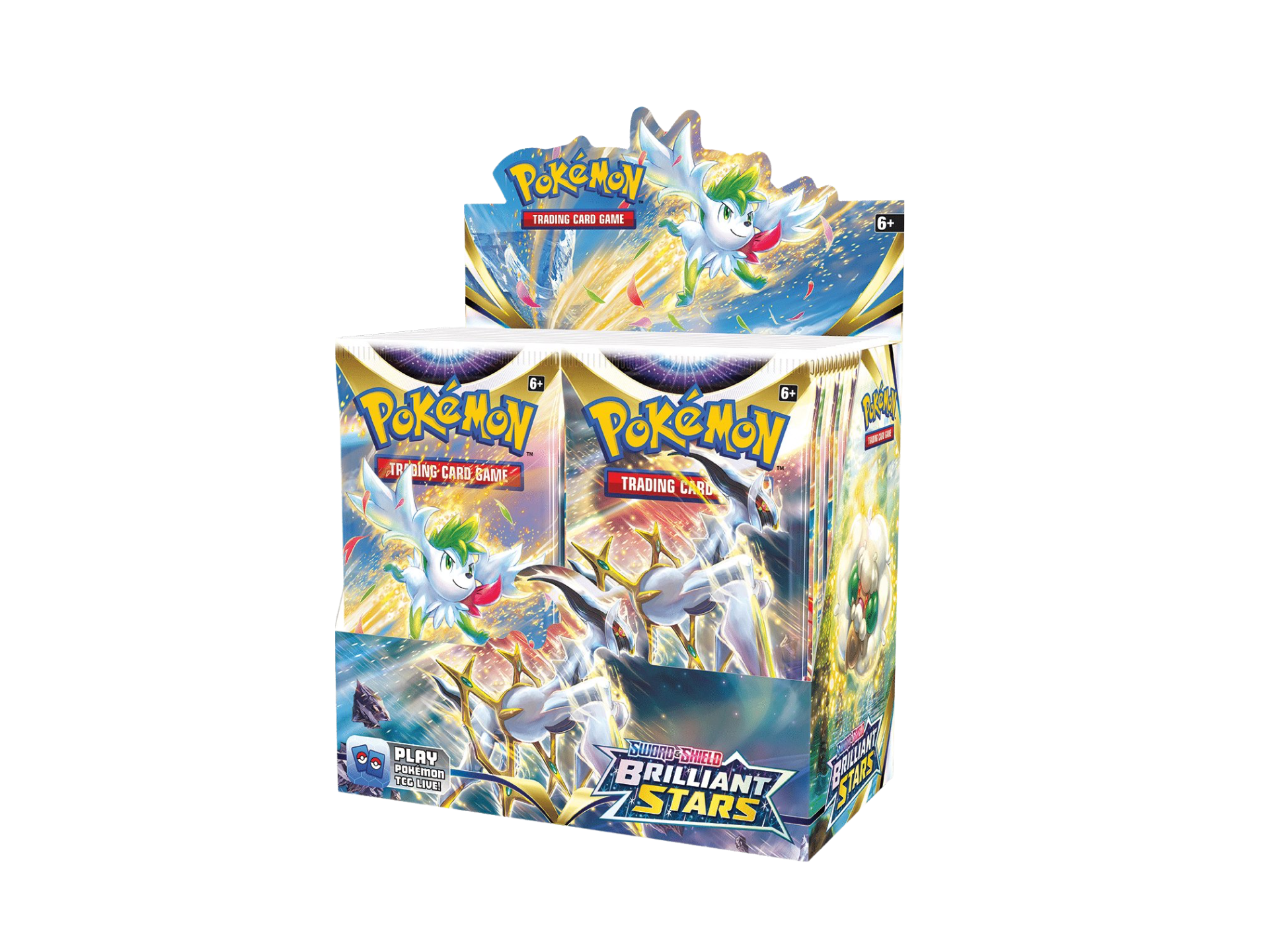 Pokémon Brilliant Stars Booster Box – 36 Packs & 187 Pokémon Kaarten