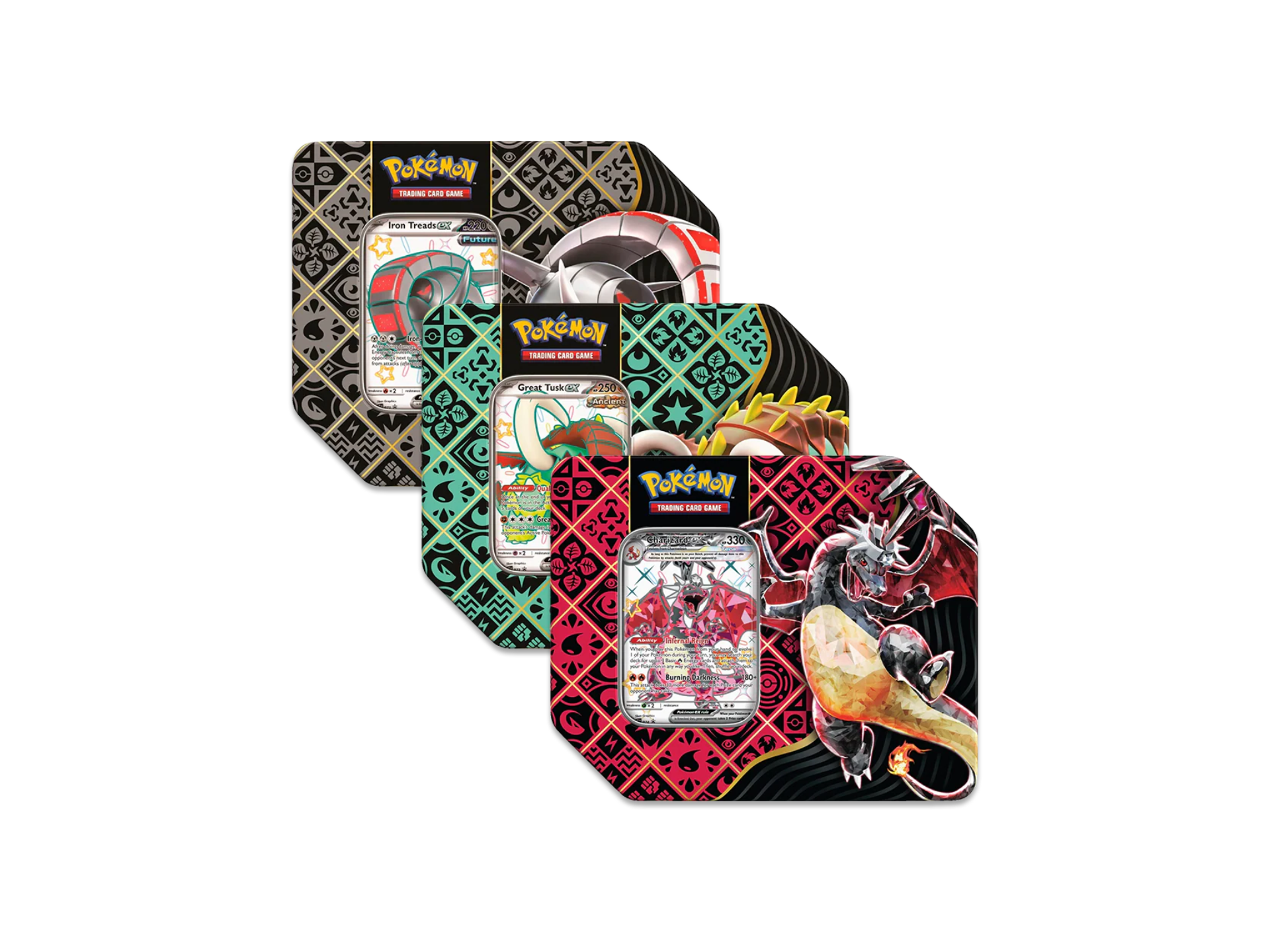 Pokemon USA Tin Paldean Fates 3pc
