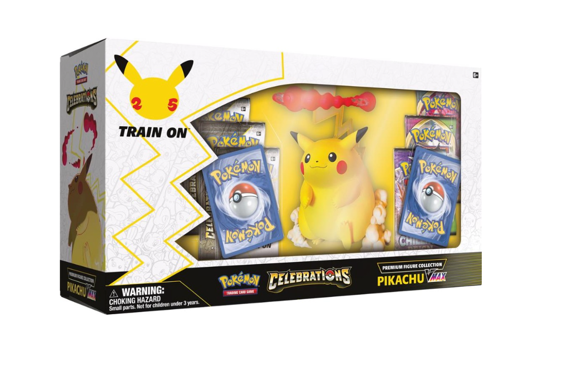 Pokemon Figure Collection Pikachu box Celebrations - Rip & Ship