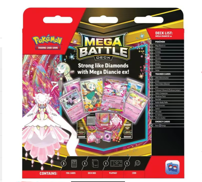 Pokémon Mega Battle Deck Gengar ex/Diancie ex