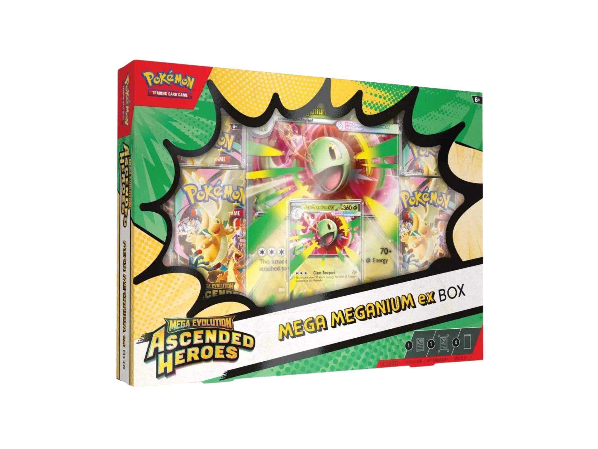 Pokémon Ascended Heroes – Mega Meganium ex Box - Rip & Ship