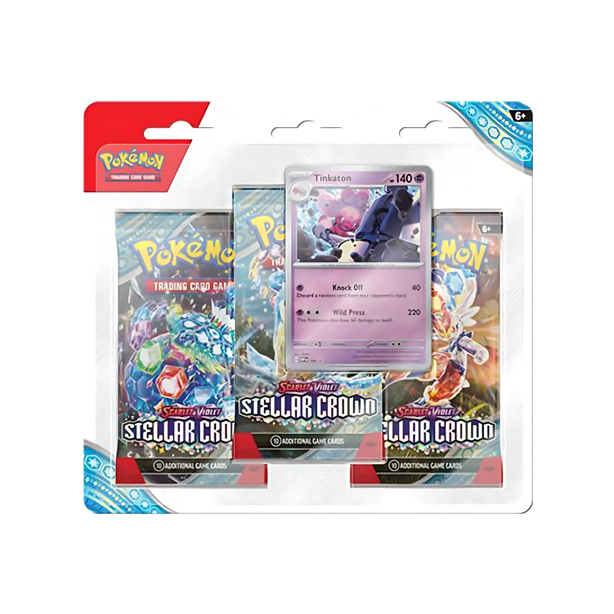 Pokémon Stellar Crown 3-Pack Blister