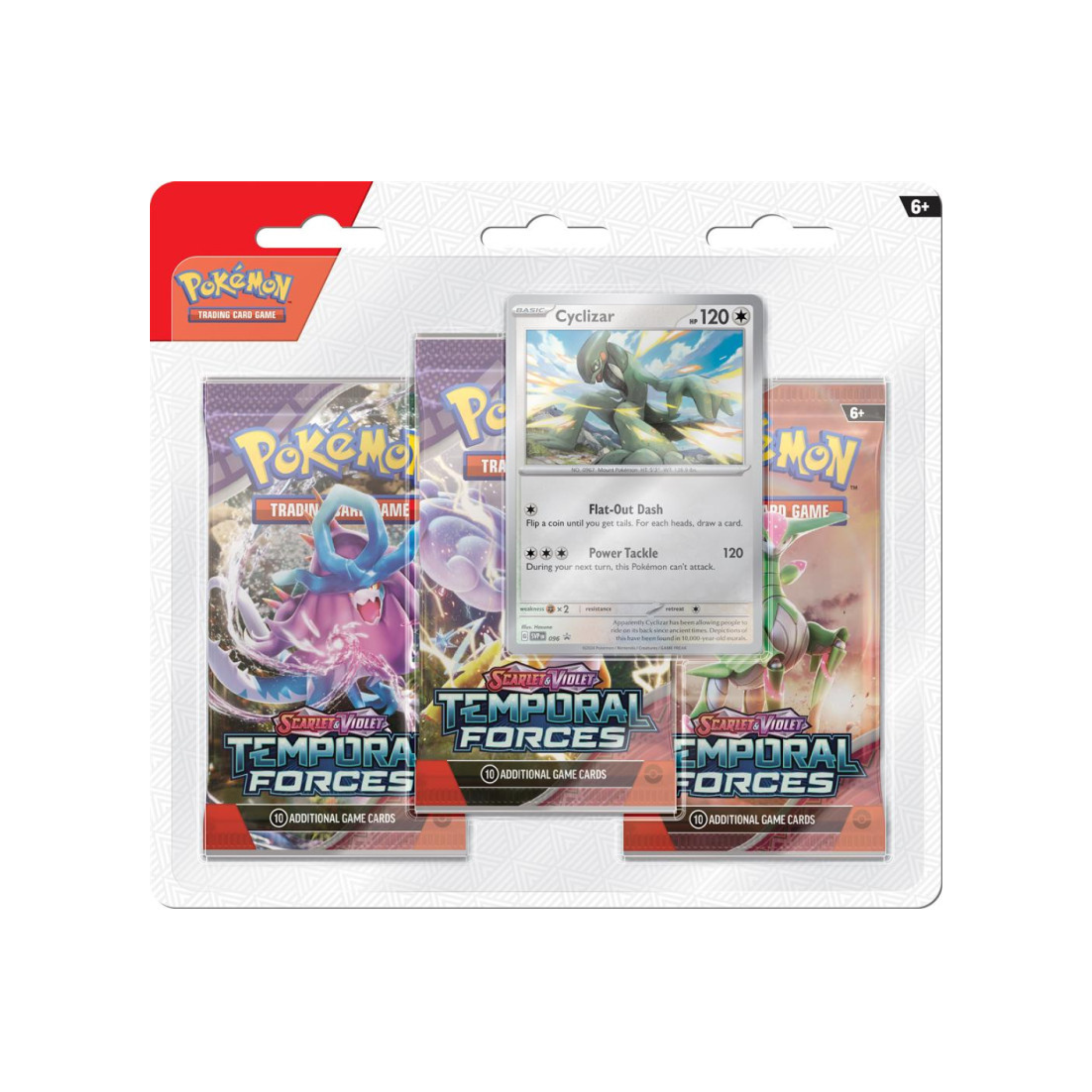 Pokémon Temporal Forces 3-Pack Blister