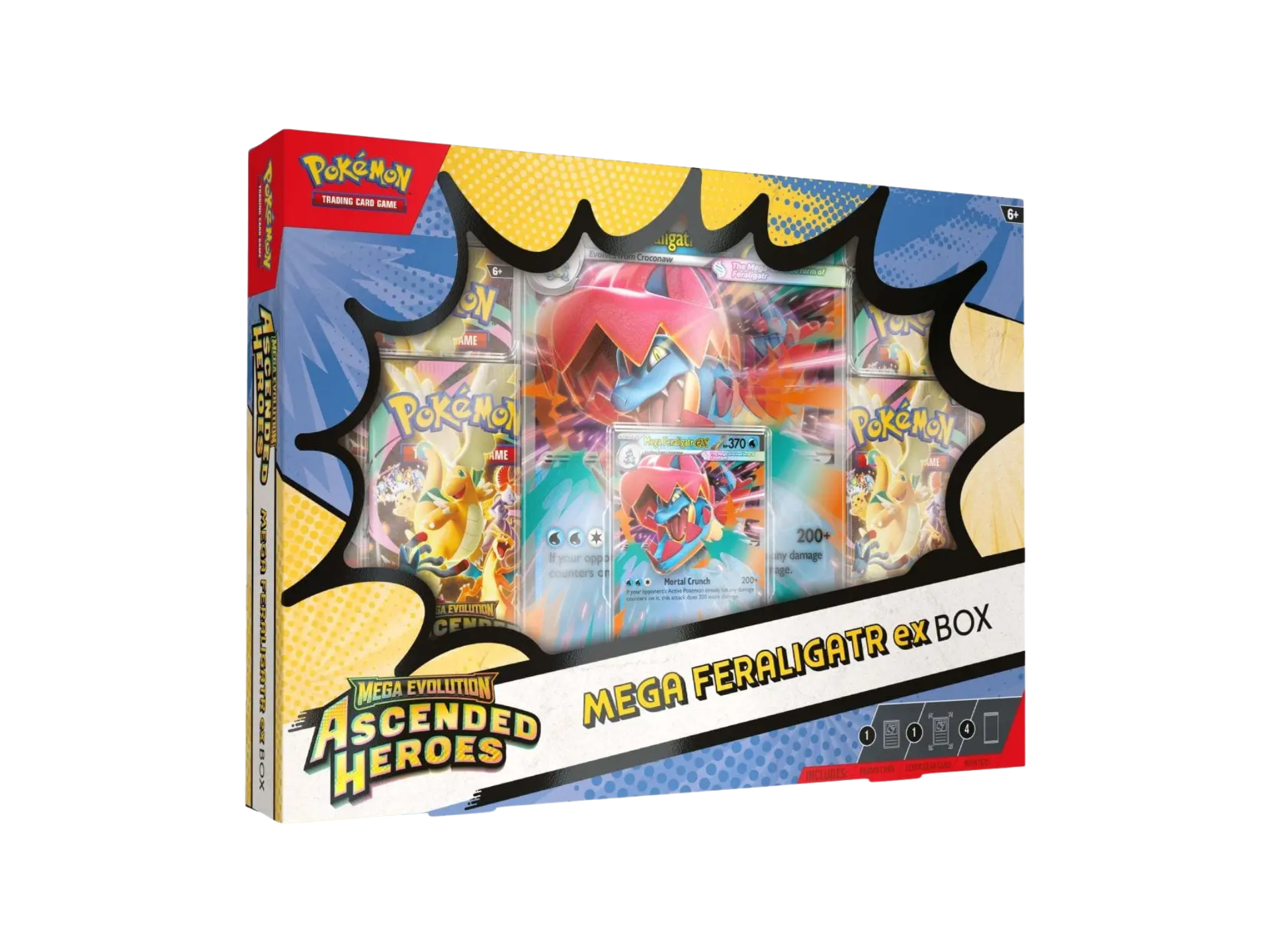 Pokémon Ascended Heroes – Mega Feraligatr ex Box - Rip & Ship