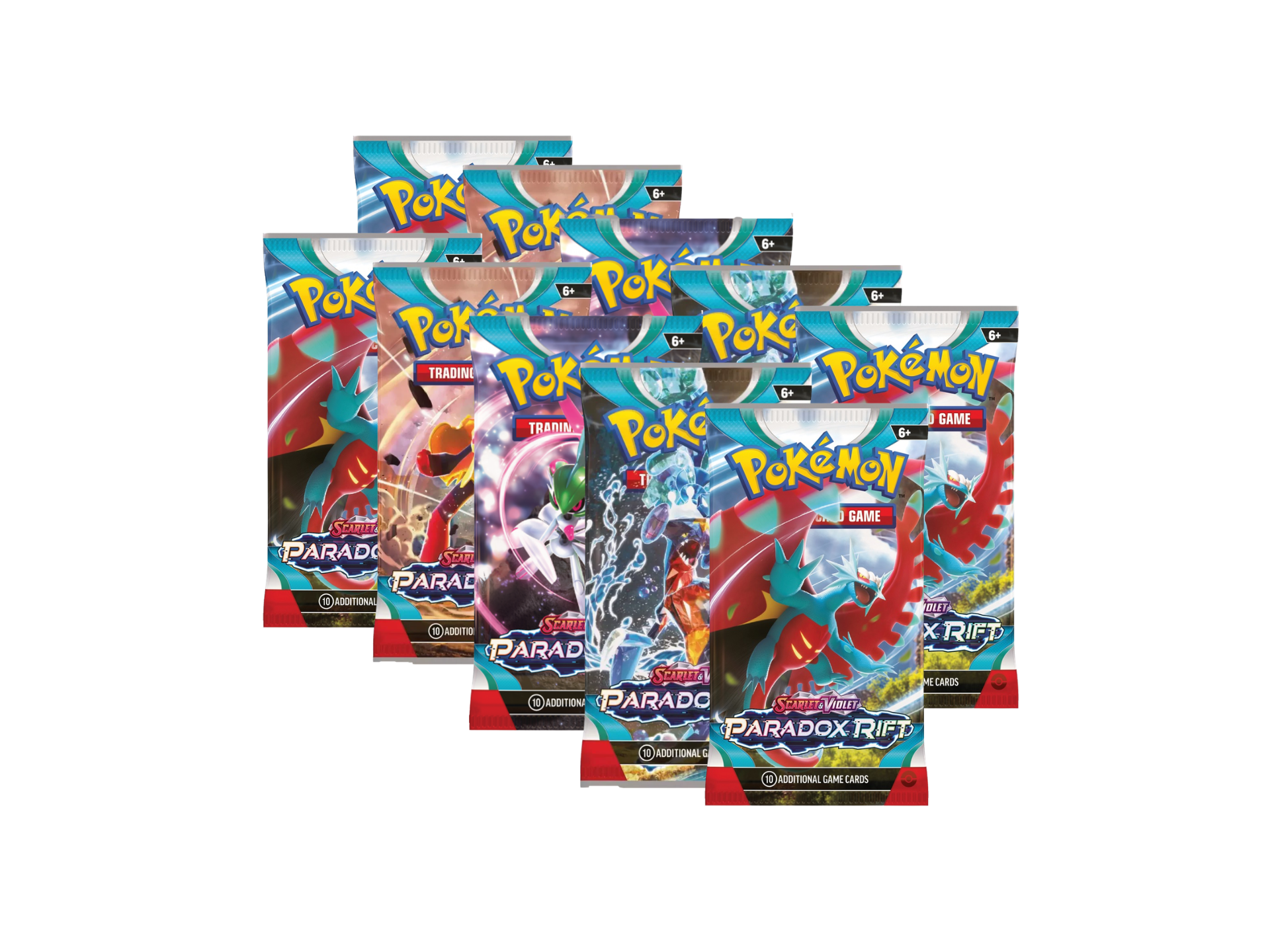 Pokemon Booster Pack Paradox Rift - 10 bundel - Rip & Ship
