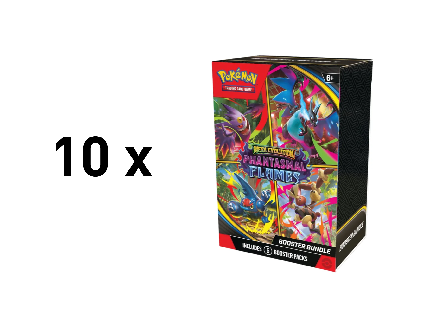 Pokémon Phantasmal Flames 10 x Boosterbundel Rip & Ship Livestream