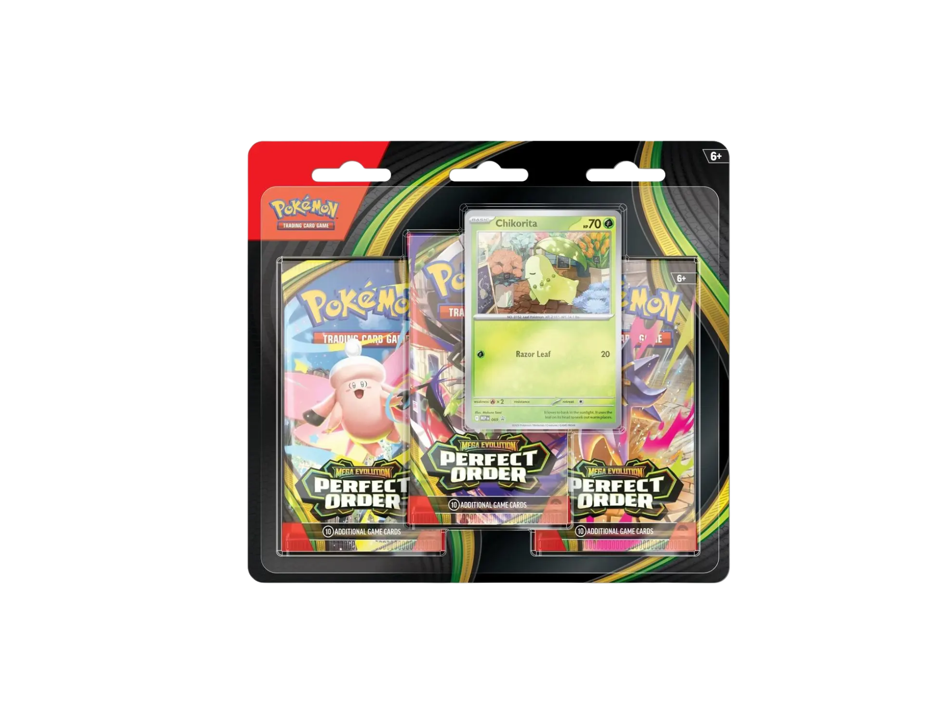 Pokémon 3-Pack Blister Perfect Order - Rip & Ship