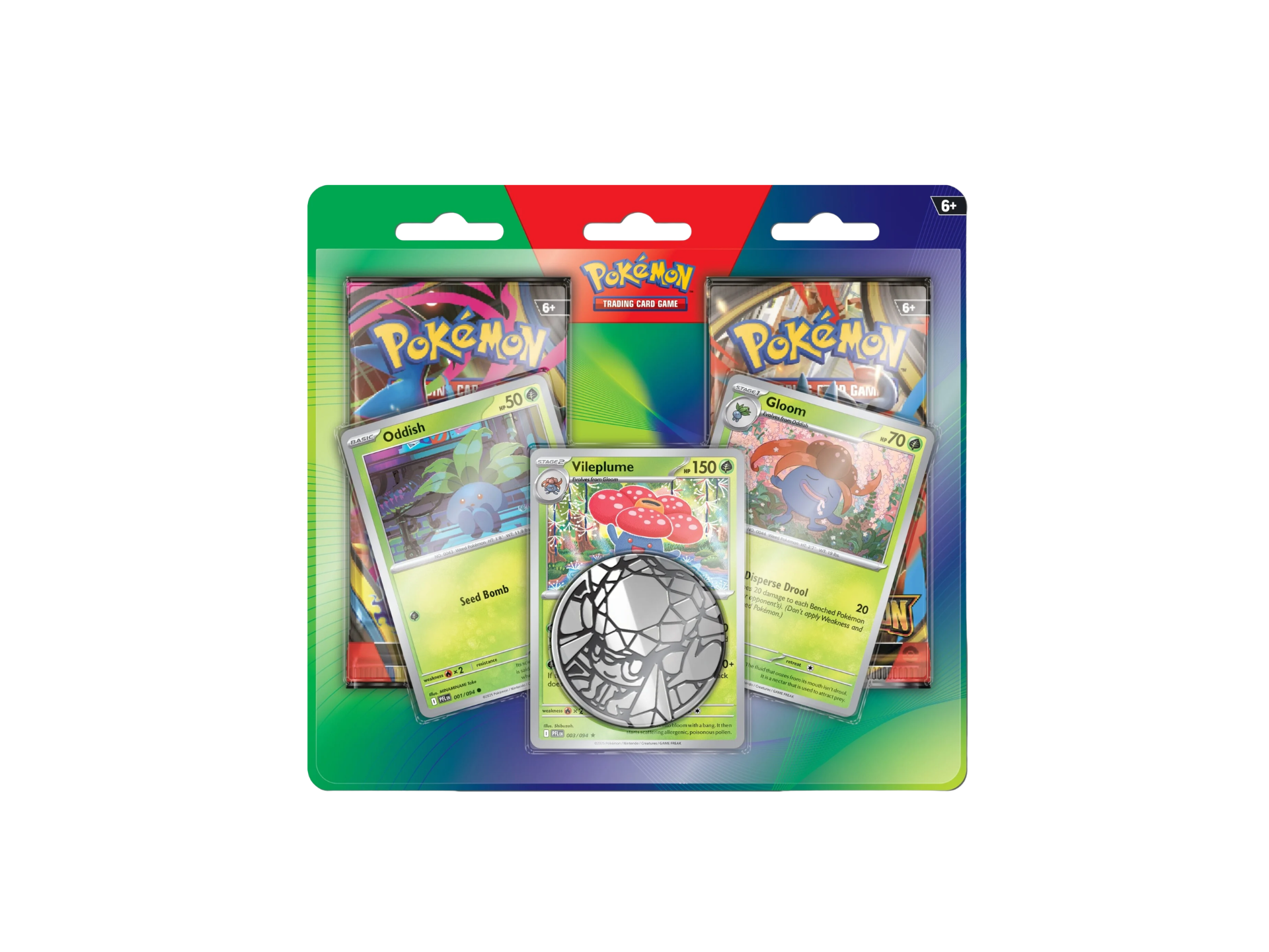 Pokémon Enhanced 2-Pack Blister Q1 - Vileplume - Rip & Ship