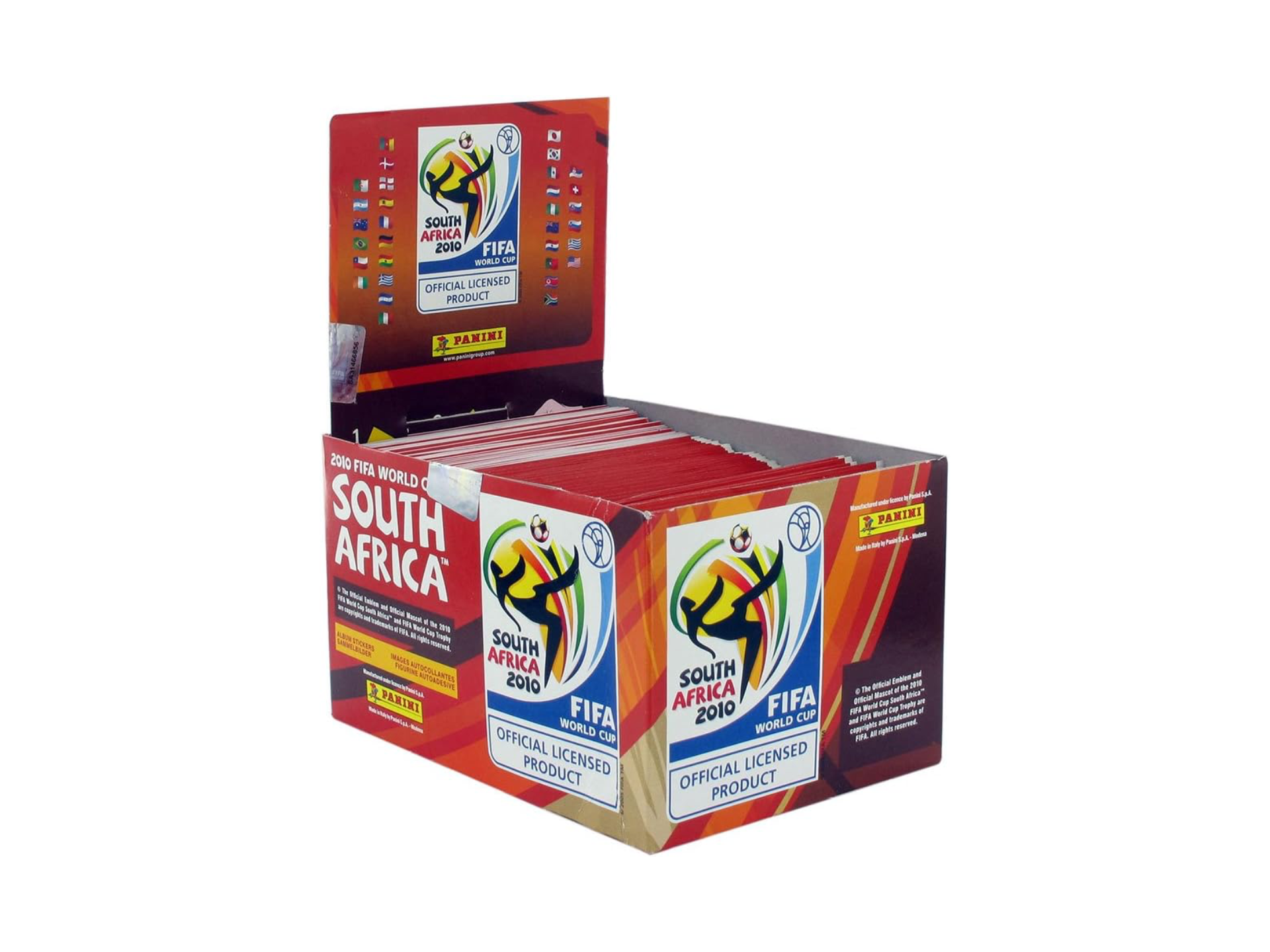 Panini - Fifa World Cup South Africa 2010 Sticker Box - Rip & Ship