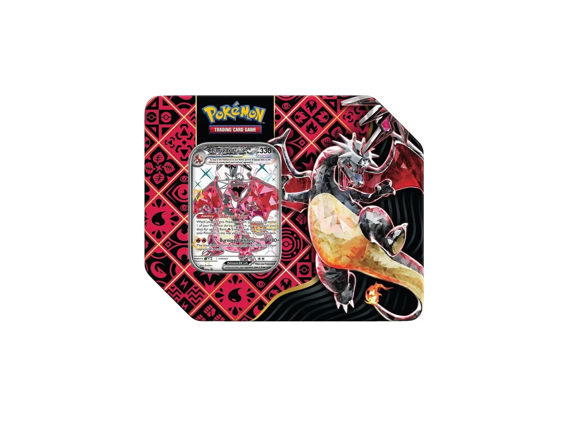 Pokémon USA Tin Paldean Fates Charizard Ex