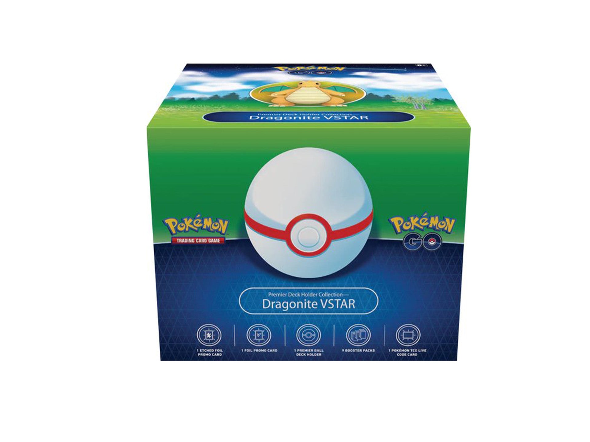 Pokémon Go Dragonite Vstar Premier Deck Holder Collection