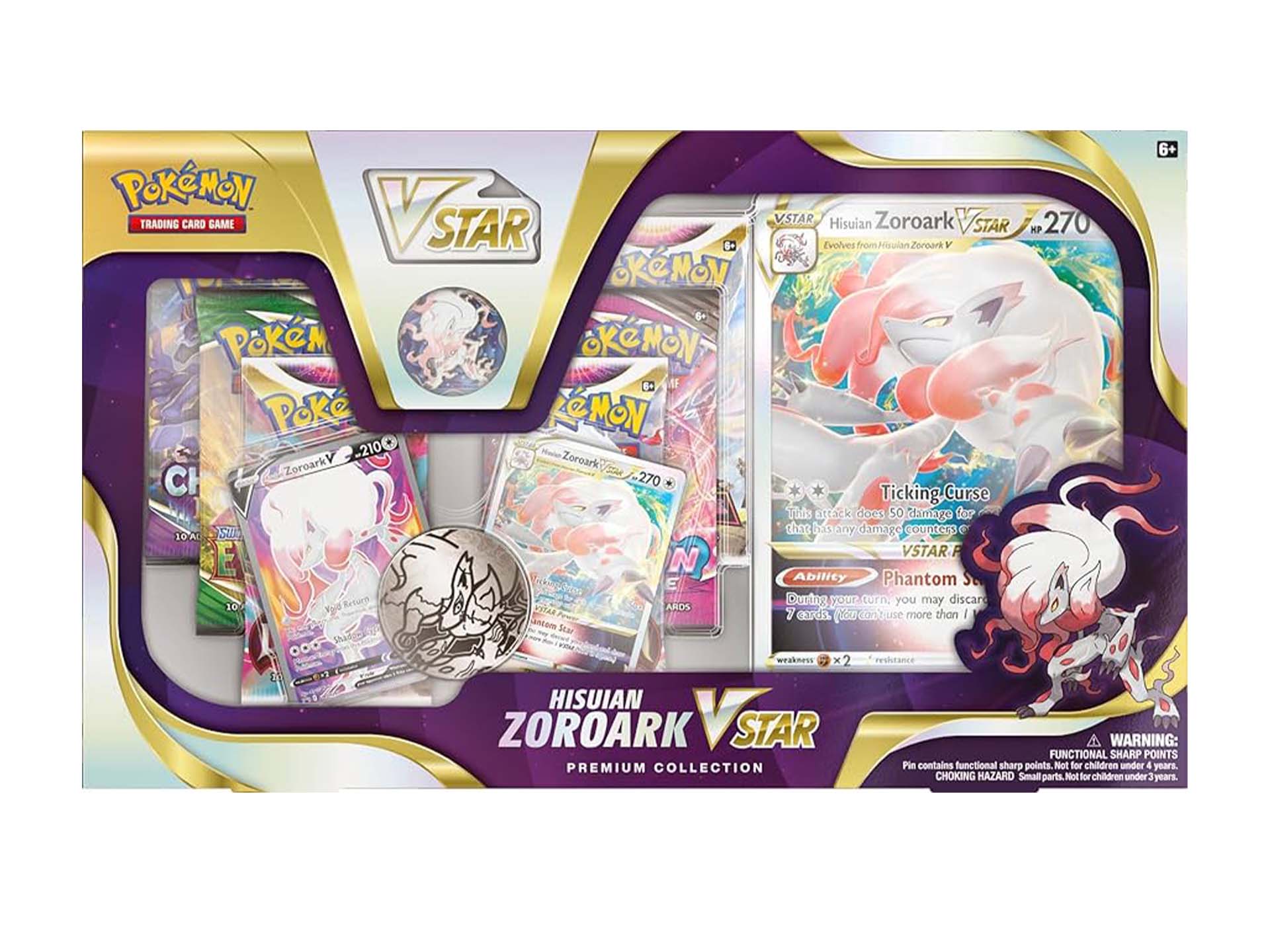 Pokémon Hisuian Zoroark Vstar Premium Collection