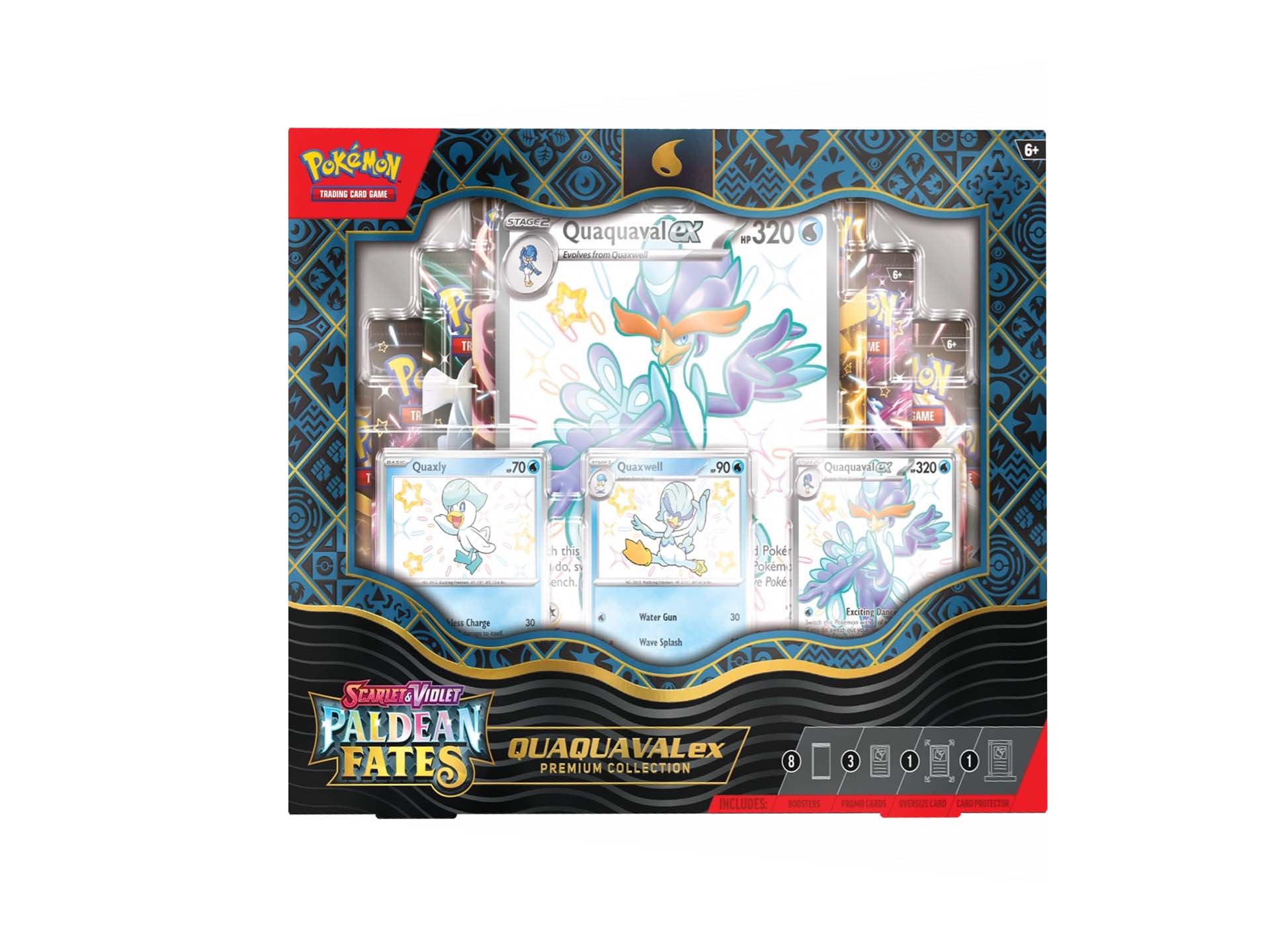 Pokemon Paldean Fates Quaquaval Ex Premium