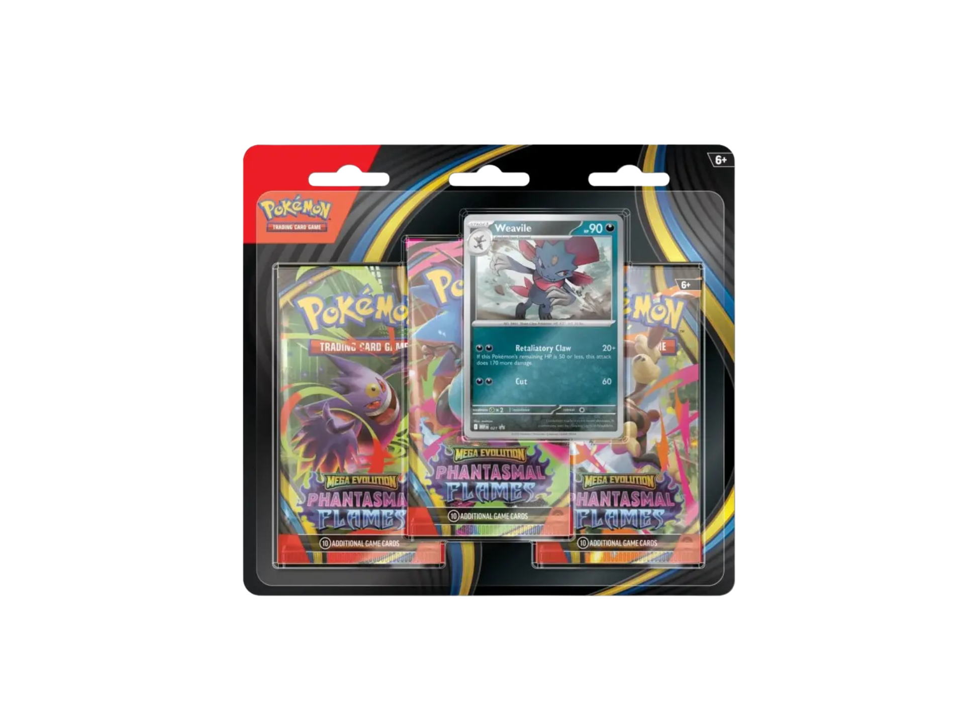 Pokémon 3-Pack Blister Phantasmal Flames