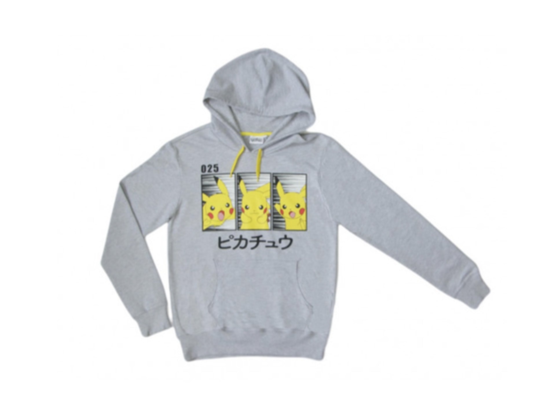 Pokémon Pikachu Hoodie grijs