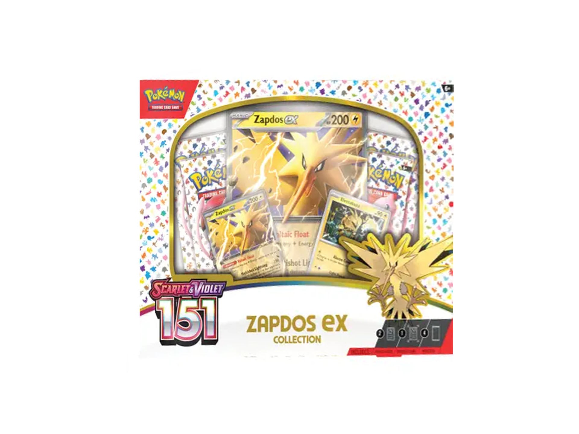 Pokémon Scarlet & Violet 151 Zapdos EX