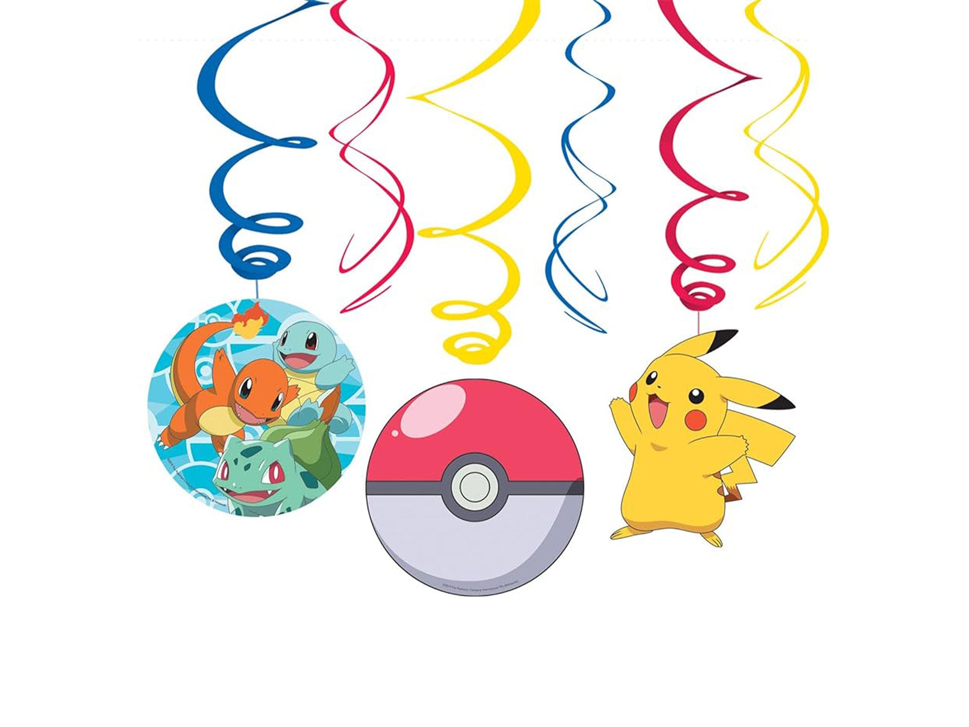 Pokémon Swirl Decorations