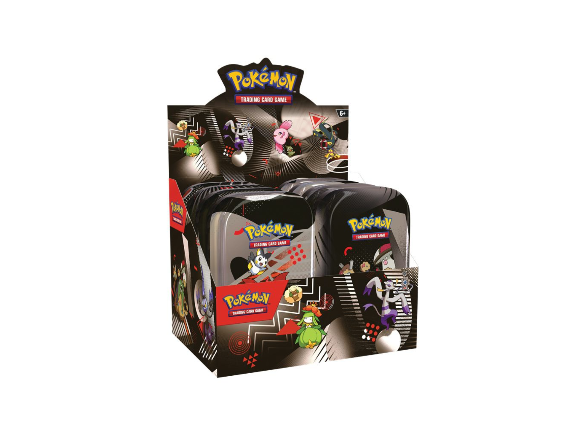 Pokémon Black Bolt & White Flare Mini Tin Display