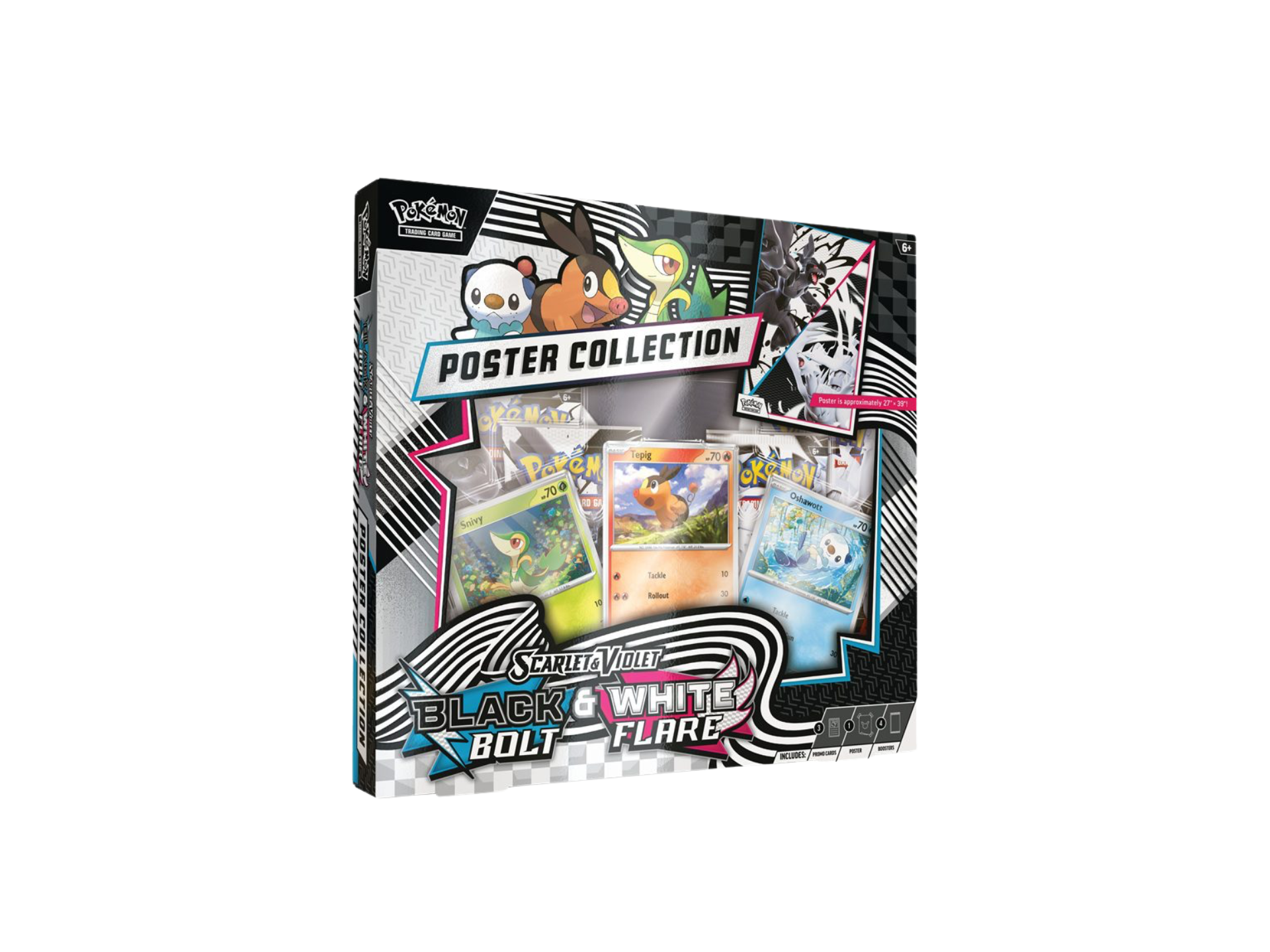 Pokémon Black Bolt & White Flare Poster Collection