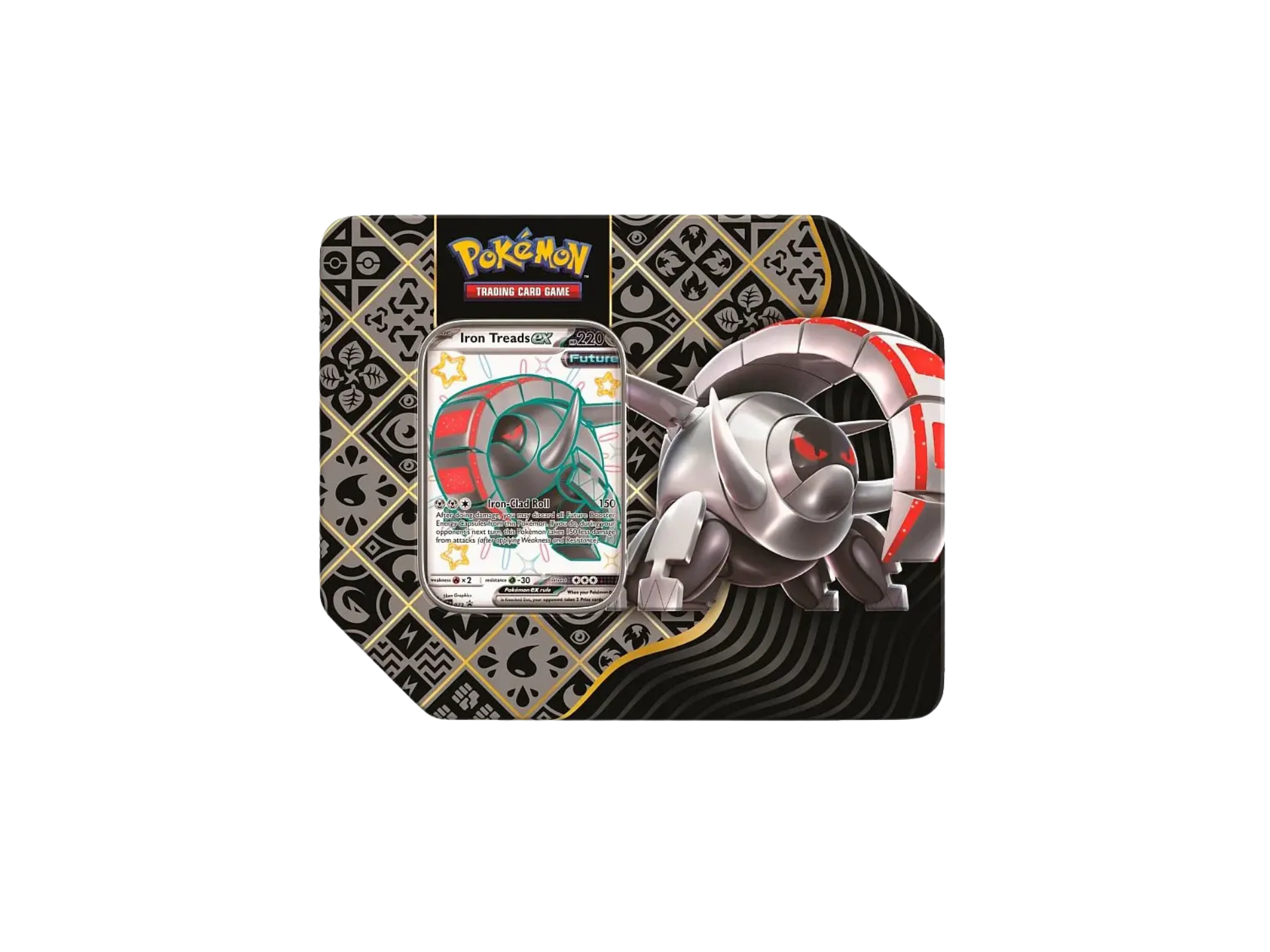 Pokemon USA Tin Paldean Fates Iron Treads Ex