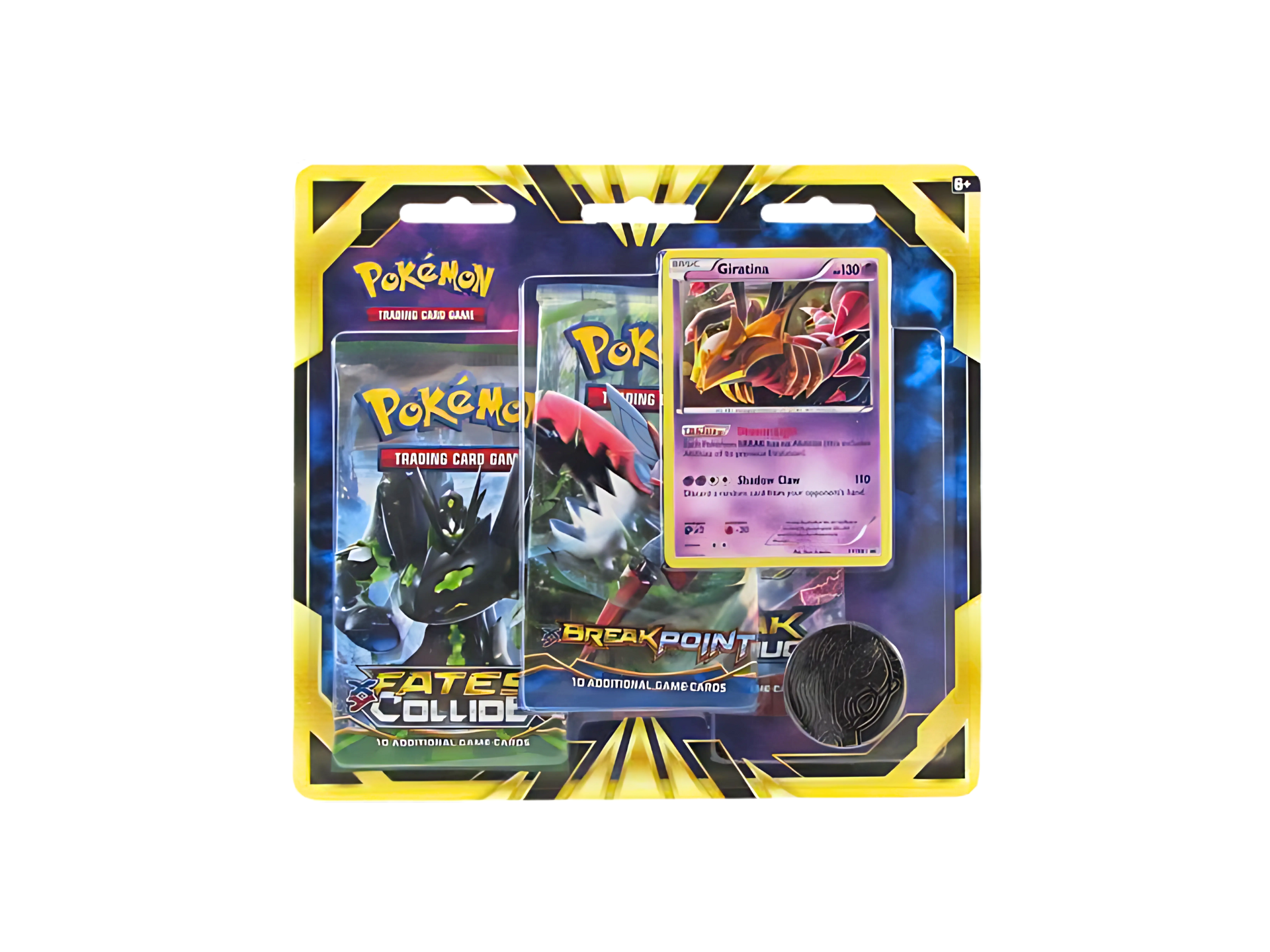 Pokémon 3-Pack Blister - XY Fates Collide, Break Point & Break Trough - Rip & Ship