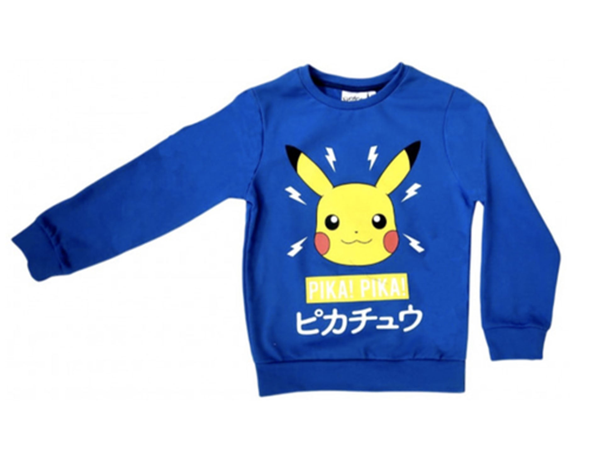 Pokémon sweater kids blauw