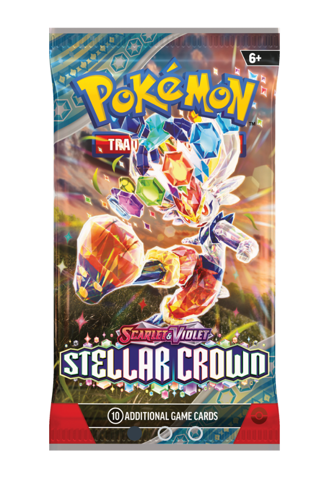 Pokémon Stellar Crown boosterpack Livestream Rip@Ship