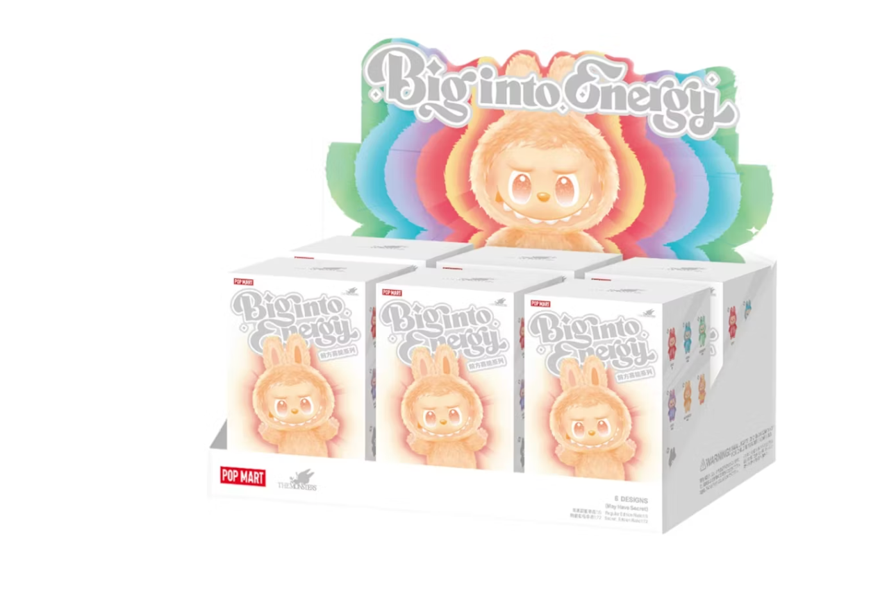 Pop Mart Labubu The Monsters Big into Energy Vinyl/Face Blind Box