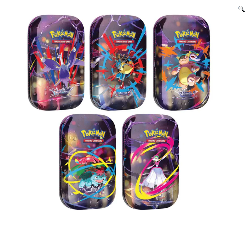 Pokémon Mega Evolution mini tin Livestream Rip&Ship