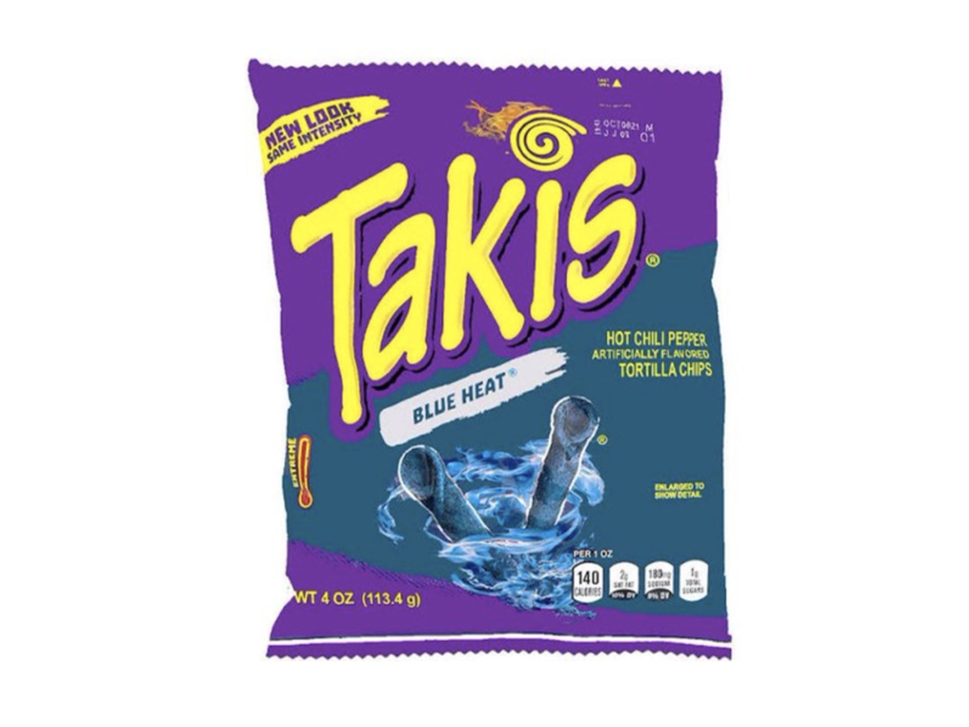 Takis chips blue heat