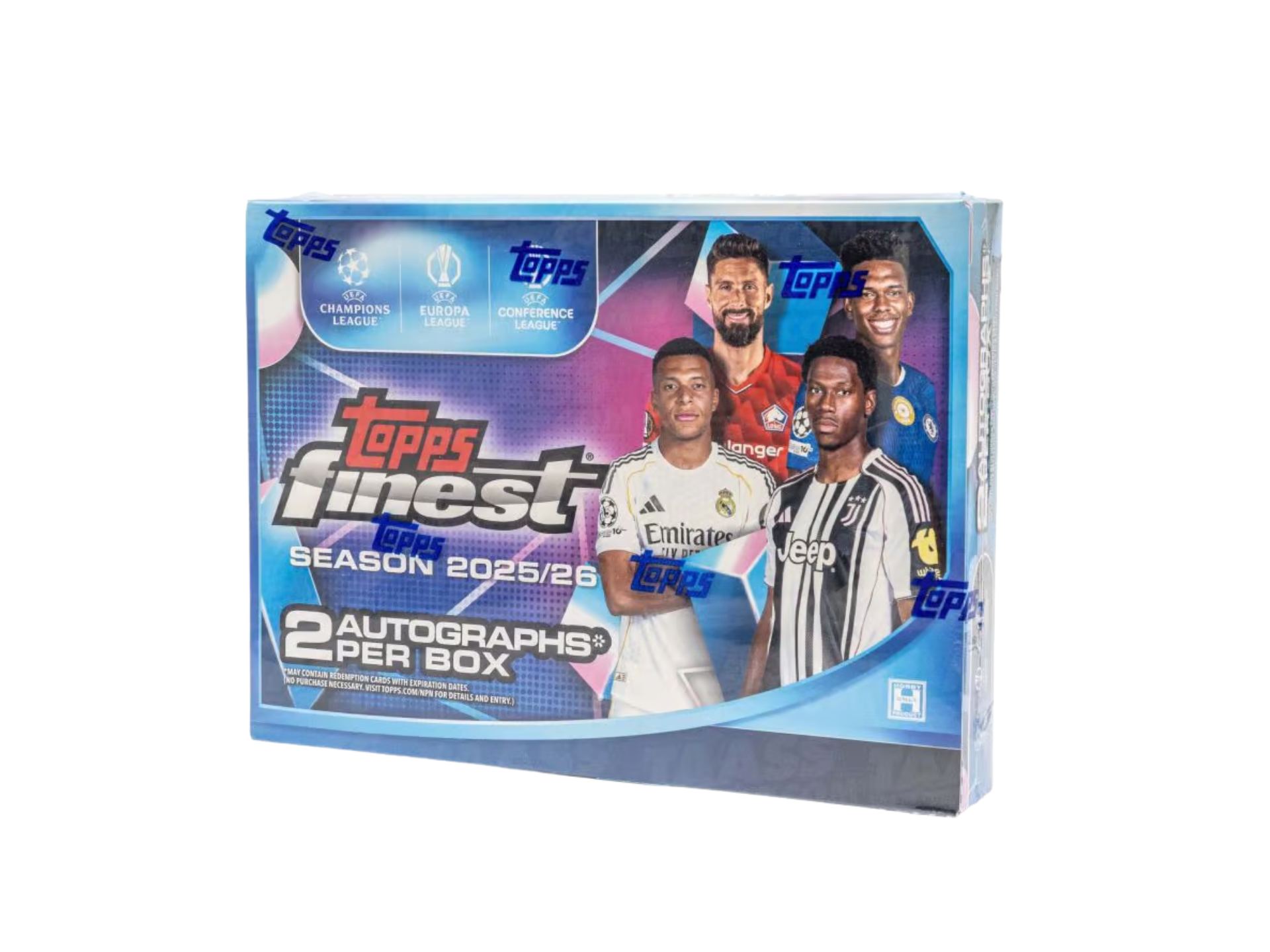 Topps Finest UEFA Club Competitions 2025/26 - Hobby Box