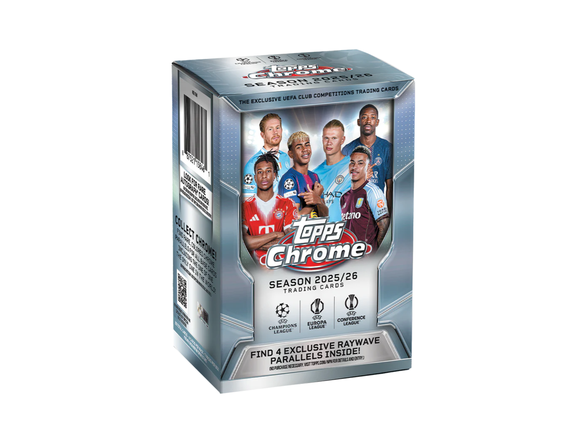 Topps Chrome UEFA Club Competition Value Box 25/26 Livestream Rip&Ship